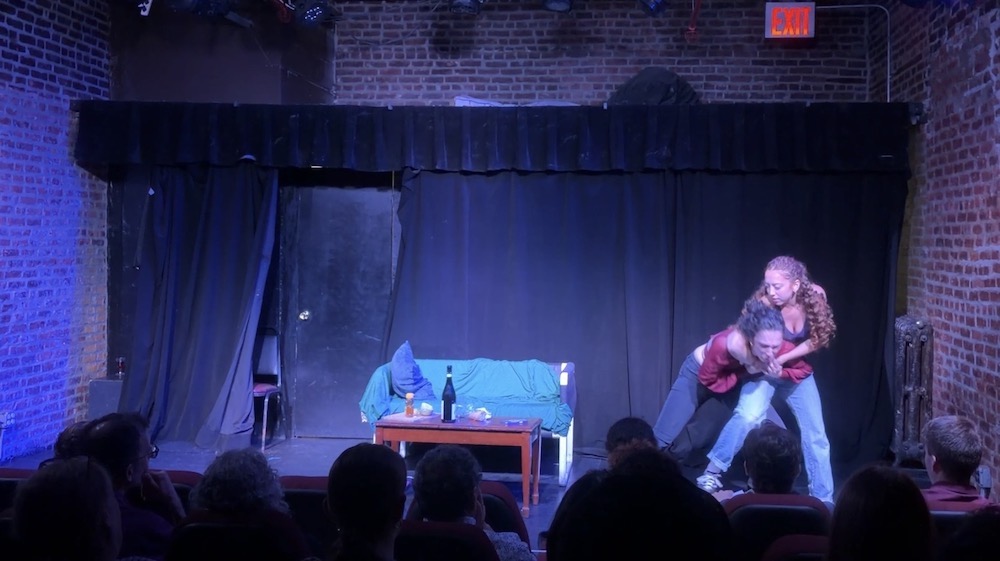 Image from Accidental Arson Theatre Company's production of "Alice Won't Die".